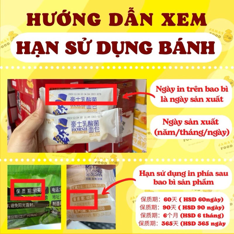 Bánh sữa chua ông già Horsh Đài Loan