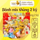 Bánh mix Đài Loan - Bánh bông lan Đài Loan (27-35 bánh) đủ vị thơm ngon