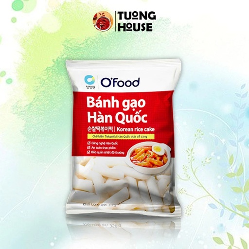 Bánh gạo Tokpokki / tobokki Hàn quốc O’food 350g/1kg