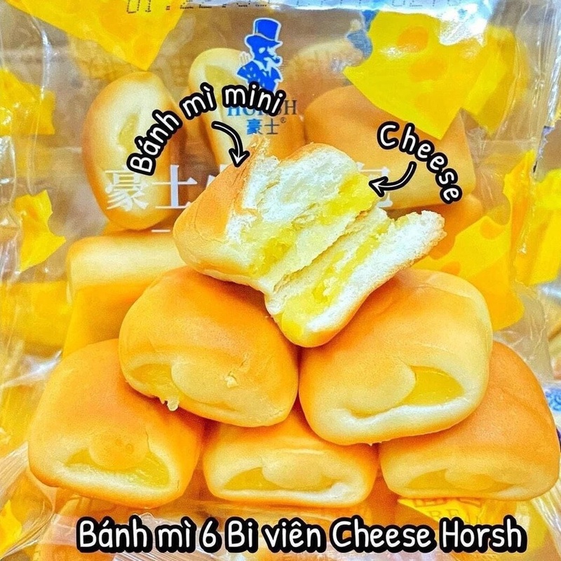 Bánh mì 6 viên bi cheese sữa chua Horsh thơm ngon